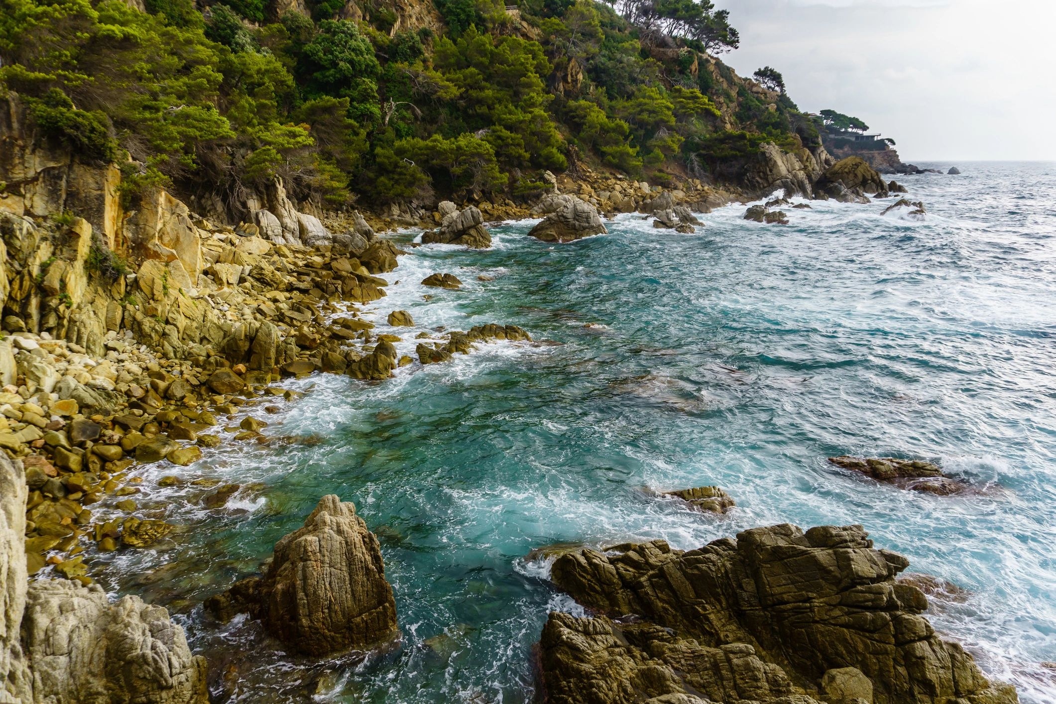 Cala de Sa Caleta in Lloret de Mar on Costa Brava