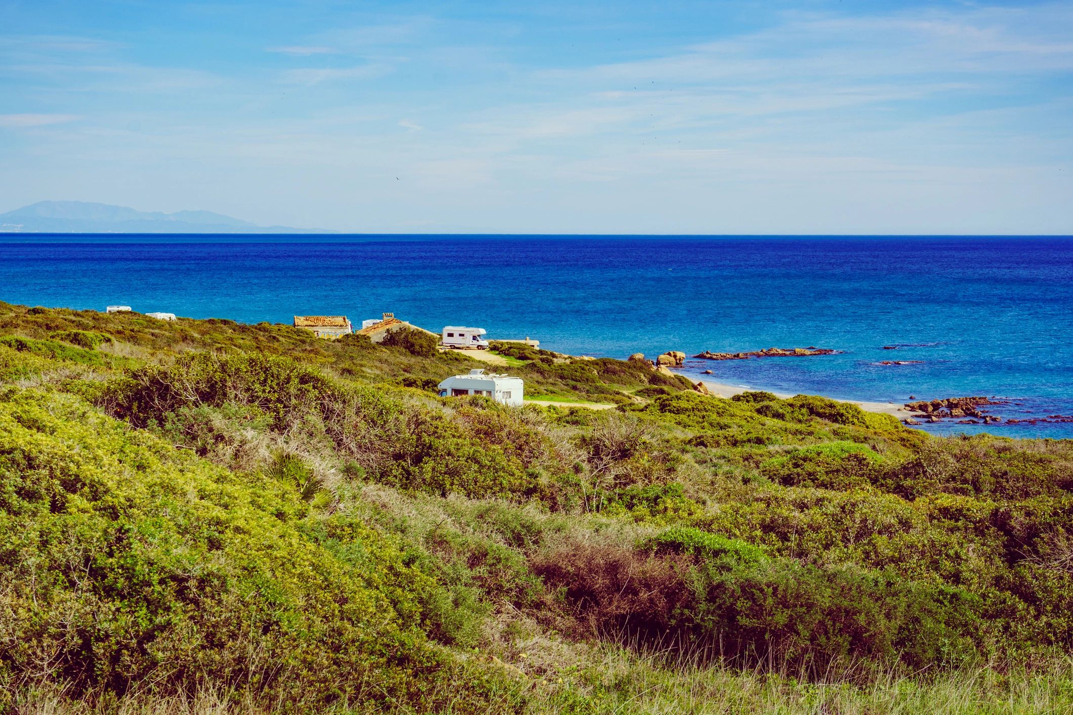 Spain coastal resort setting for beach hotel stays